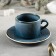 Tea steam porcelain Blu Reatvo, 2 items: a cup 200 ml, a saucer d = 15.5 cm