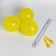 Latex ball 5 ", pastel, set of 100 pcs., Water bombs, yellow color