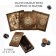 Wooden backgammon + Partschch (Ludo), board game, 37 x 37 cm