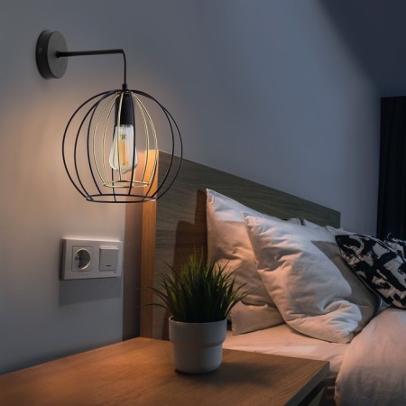 Wall lamp Jaula, 60W, E27, 24.5x31x44 cm-1