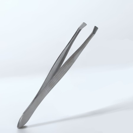 Pinzet beast, narrow, 8.5 cm, silver color-1