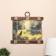 Souvenir Scroll "Cat by the Pond"