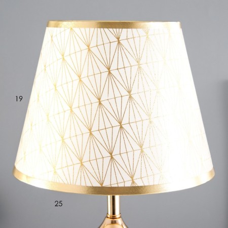 Lauren table lamp E27 40W gold 24x24x42 cm Risalux-4