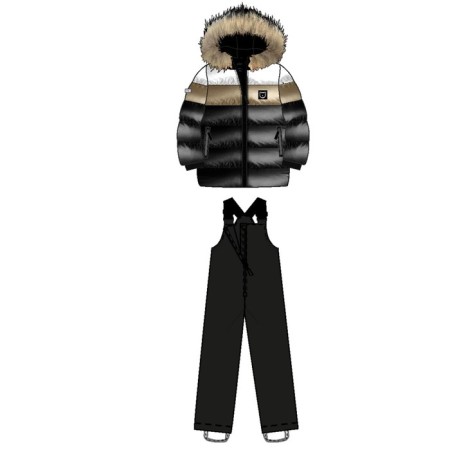 Winter set for the girl PlayTode: jacket and semi -combineson, height 110 cm-12