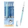 Gel handle washed ink, blue rod 0.5 mm, body with a mix