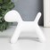 Souvenir Polystone "Dog" White 10x7.8x5.4 cm
