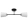 Luer "Ray" (cylinder) 2x15W E27 Model: BR 00244 Black/White