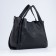 Bag Women's Tout on the button, a cosmetic bag with a zipper, black color