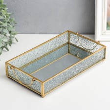 Standing interior glass with a mirror rectangular 