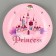 Paper plates "Happy Birthday" with a princess, 6 pcs.