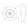 Wheel for transport carts, d = 100 mm