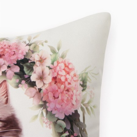 Pillow Ethel "Mamino heat", 40*40 cm, 100% p/e, velor-1