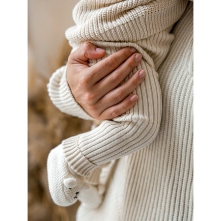 Pants knitted children's amababy pure love comfy, height 92, milk color-9