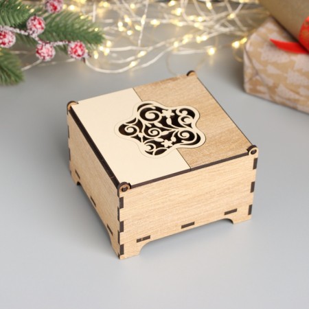 New Year's box combined "Star" 10.5x10x7 cm