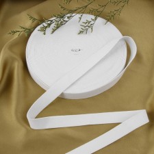 Linen gum, 20 mm, 20 m, white color