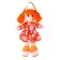 Soft toy "Doll", in a chintz dress, with tails, color mix