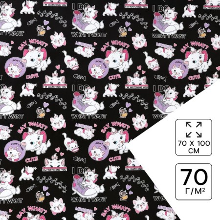 Package paper, cats aristocrats, 70x100 cm