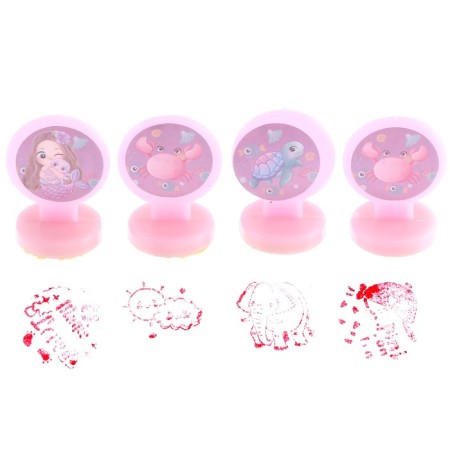Printing color "Mermaid", set 4 pcs., Stamping pillow-1