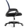 Computer chair Turin plastic/fabric, black/blue mesh 60x55x82 cm