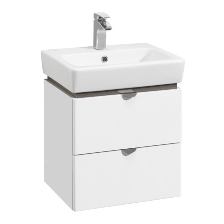 Tumbling under the Aquaton Sky Pro sink, 60 cm, white gloss color