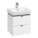 Tumbling under the Aquaton Sky Pro sink, 60 cm, white gloss color