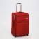 Small 24 suitcase "on lightning, code castle, with extension, burgundy color