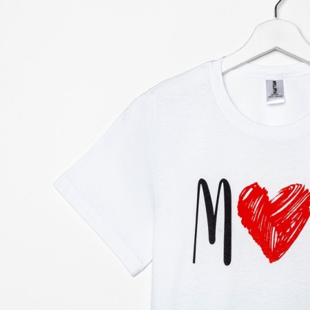 Women's T -shirt KAFTAN "LOVE MOM", White, p. 44-2