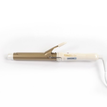 SCARLETT SC-HS60596, 30 W, Ceramic coating, D = 25 mm, 210 ° C, white and golden-2