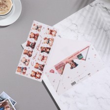 Конверт для денег "С Днём Рождения!" медвежата, 8х16,3 см