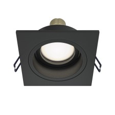 The built-in lamp Technical DL026-2-01B, 1x50W, 9.2x9.2x4 cm, GU10, Black Color Black