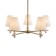Freya FR5371CL-05BS PIETRA, 495x325x245 mm ceiling lamp, E14, 5x40W, brass color