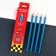 Pencil is simple, 12 pieces, cars