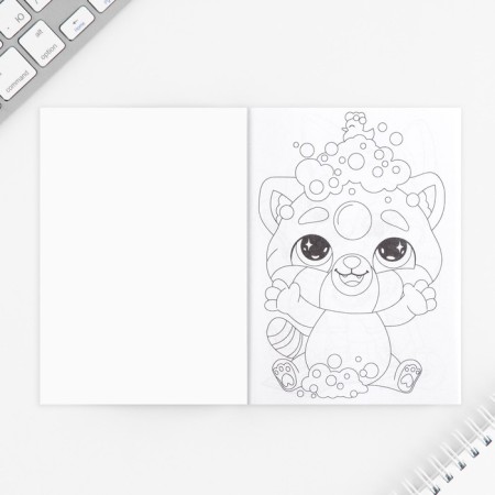 Set of Notepad A6, 32 sheets, stickers, magnetic bookmarks "For those who have paws"-6