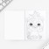 Set of Notepad A6, 32 sheets, stickers, magnetic bookmarks "For those who have paws"