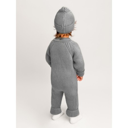 Knitted Knot Killed with a hat Pure Love Tot, height 62 cm, color gray color-4