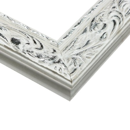 Frame for paintings (mirrors) 60 x 120 x 4 cm, tree "Versailles", white-silver-2