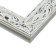 Frame for paintings (mirrors) 60 x 120 x 4 cm, tree "Versailles", white-silver