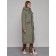 Coat insulated winter female, size 42, green color