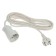 Extension cord UNIVERSAL USh-16, 1 outlet, 3 m, 16 A, 3500 W, PVS 2x0.75 mm2, with salary, white