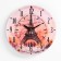 Wall clock "Paris", discrete move, D-23. cm