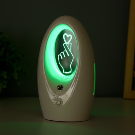 Night with a moisturizer "Lier" LED 7 colors USB white 11x7x18 cm Risalux-4