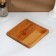 Adelica plate "Classics", 19 × 19 × 1.8 cm, saturated with mineral oil, birch