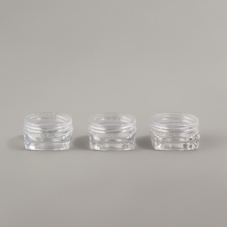 Storage jars, 3 pcs, 3 ml, transparent color-3