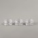 Storage jars, 3 pcs, 3 ml, transparent color
