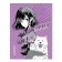Notepad 105 x 140 mm, 32 sheets "Best Friend", Cover Cover Cardboard, Designer Block, Block 65 g/m²