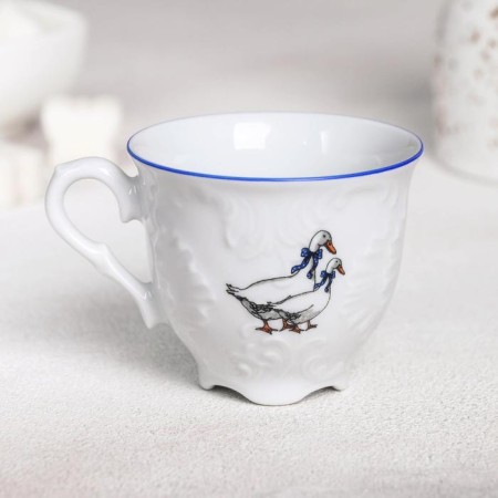 Coffee cup "Rococo geese", 100 ml-1