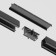 The joint amplifier for the Technical tra005tl-31b overhead track system, 18x3.2x2 cm, black color