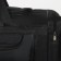 Road bag, 3 parts on zippers, external pocket, long belt, black color