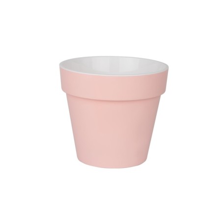 Plastic pot with the Proteus tab, pink color