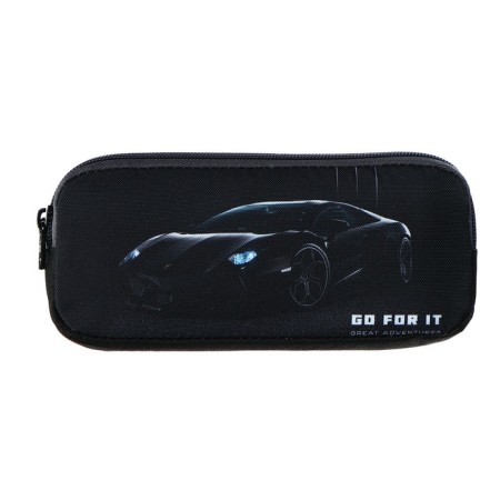 Penal soft, 2 compartments, volumetric, 90 x 220 x 40 mm, Stavia "monochrome" Black 86220